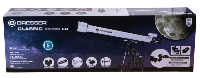 Телескоп Bresser Classic 60/900 EQ Телескоп Bresser Classic 60/900 EQ