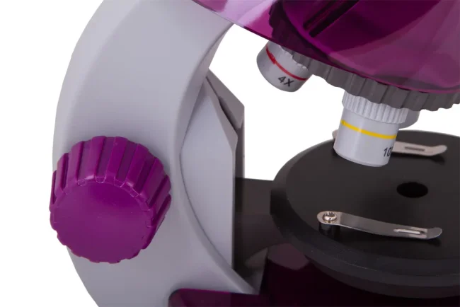 Набор Levenhuk LabZZ MV1 Amethyst: микроскоп и книга Набор Levenhuk LabZZ MV1 Amethyst: микроскоп и книга