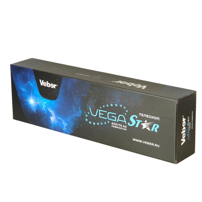 Телескоп Veber VegaStar 400/70 AZ рефрактор в сумке Телескоп Veber VegaStar 400/70 AZ рефрактор в сумке