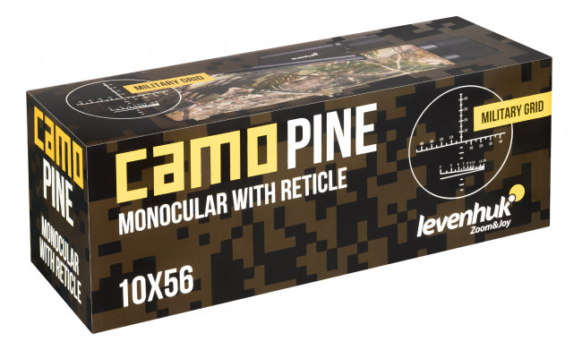 Монокуляр Levenhuk Camo Pine 10x56 с сеткой Монокуляр Levenhuk Camo Pine 10x56 с сеткой