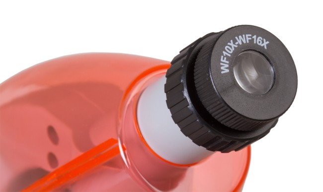 Набор Levenhuk LabZZ MV1 Orange: микроскоп и книга