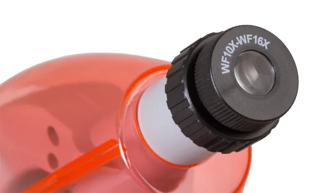 Набор Levenhuk LabZZ MV1 Orange: микроскоп и книга Набор Levenhuk LabZZ MV1 Orange: микроскоп и книга