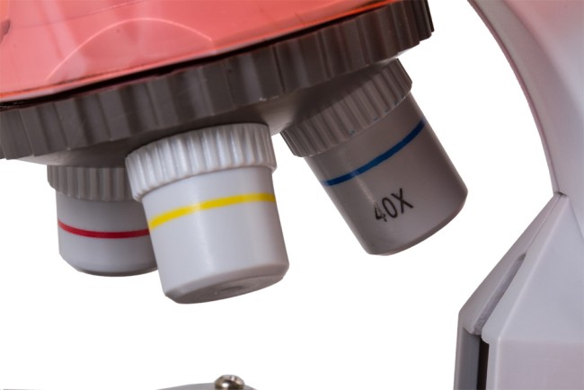 Набор Levenhuk LabZZ MV1 Orange: микроскоп и книга