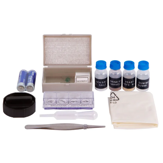 Набор Levenhuk LabZZ MV1 Orange: микроскоп и книга Набор Levenhuk LabZZ MV1 Orange: микроскоп и книга