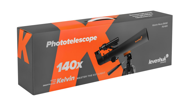 Фототелескоп Levenhuk Kelvin Nova BASE 70/400 Фототелескоп Levenhuk Kelvin Nova BASE 70/400