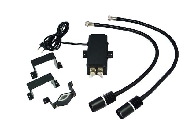 Светодиодный двухжгутовый осветитель с креплением (СДДОШ-2408)