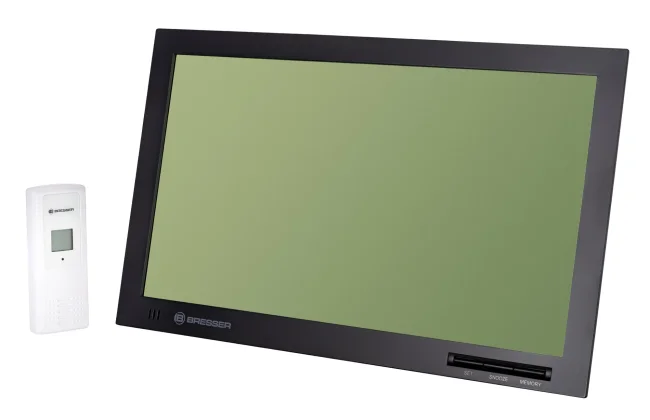 Метеостанция (настенные часы) Bresser MyTime Jumbo LCD, черная Метеостанция (настенные часы) Bresser MyTime Jumbo LCD, черная