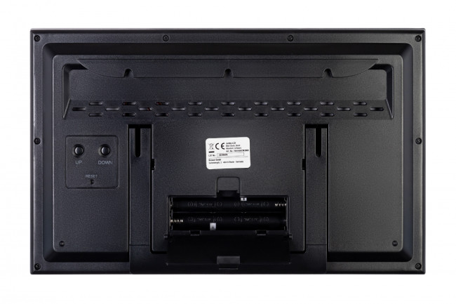 Метеостанция (настенные часы) Bresser MyTime Jumbo LCD, черная