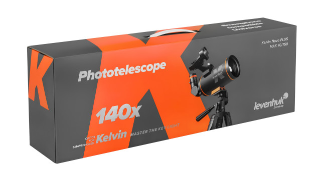 Фототелескоп Levenhuk Kelvin Nova PLUS MAK 70/750 Фототелескоп Levenhuk Kelvin Nova PLUS MAK 70/750