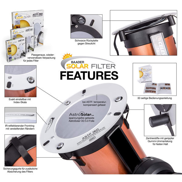 Солнечный фильтр Baader Planetarium ASTF 200 мм