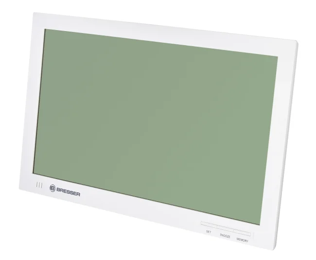 Метеостанция (настенные часы) Bresser MyTime Jumbo LCD, белая