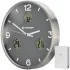 Часы настенные Bresser MyTime io NX Thermo/Hygro, 30 см, серые Часы настенные Bresser MyTime io NX Thermo/Hygro, 30 см, серые