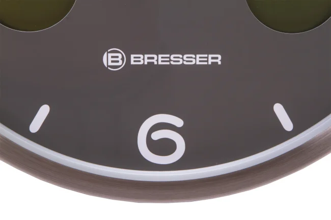 Часы настенные Bresser MyTime io NX Thermo/Hygro, 30 см, серые Часы настенные Bresser MyTime io NX Thermo/Hygro, 30 см, серые