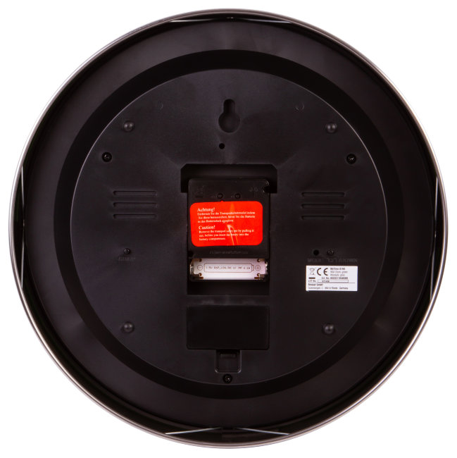 Часы настенные Bresser MyTime io NX Thermo/Hygro, 30 см, серые