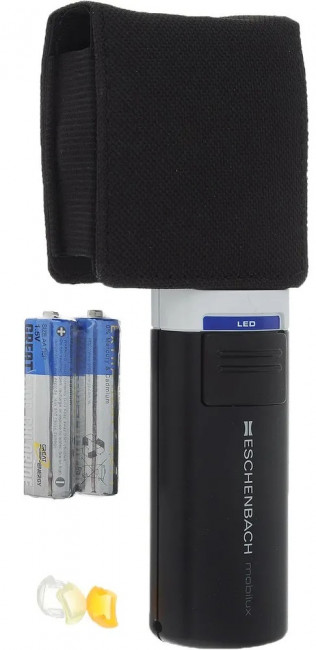 Лупа асферическая Eschenbach mobilux LED, 60 мм, 4.0х