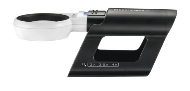 Лупа асферическая Eschenbach mobilux LED, 60 мм, 4.0х