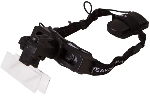 Лупа налобная 28.0x с подсветкой (1 LED) Kromatech MG9892E/E1