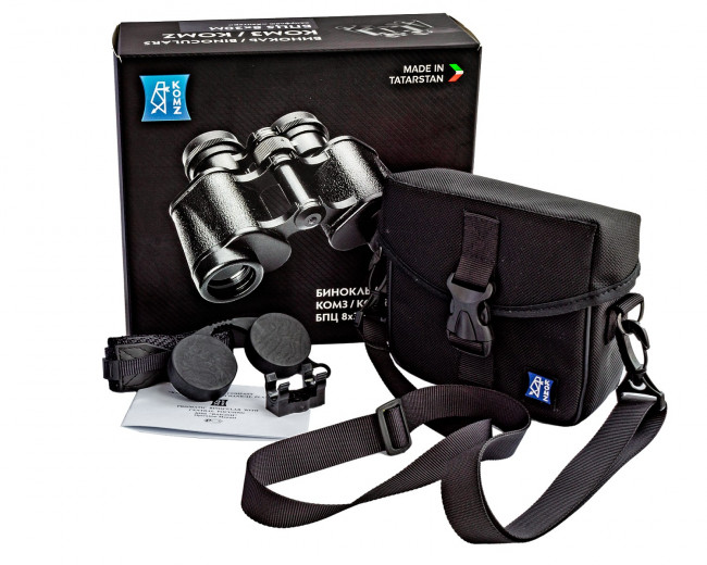 Бинокль КОМЗ БПЦ6 8x30 обрезиненный рубин