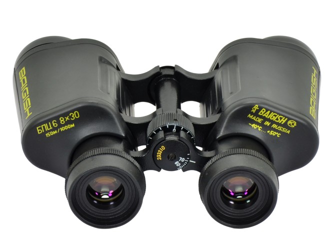 Бинокль КОМЗ БПЦ6 8x30 обрезиненный рубин