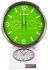Часы настенные Bresser MyTime ND DCF Thermo/Hygro, 25 см, зеленые