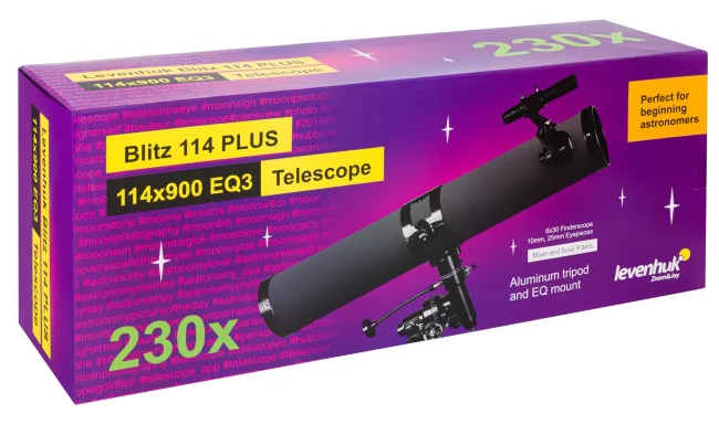 Телескоп Levenhuk Blitz 114 PLUS Телескоп Levenhuk Blitz 114 PLUS