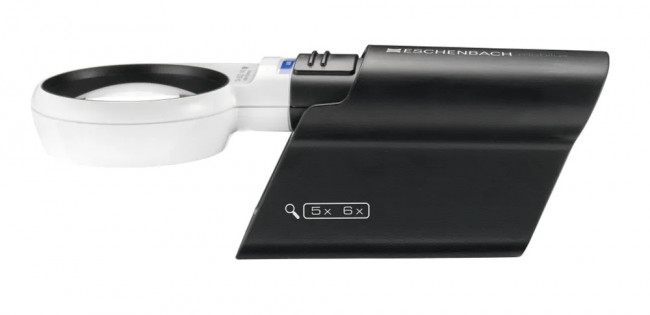 Лупа асферическая Eschenbach mobilux LED, 58 мм, 6.0х