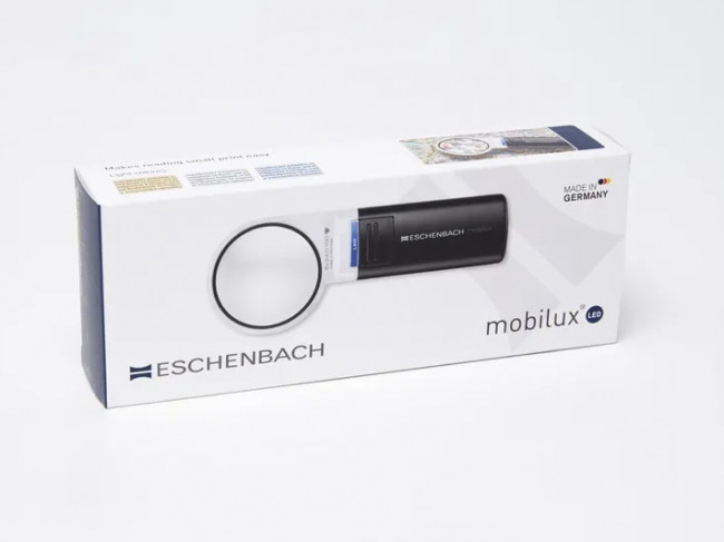 Лупа асферическая Eschenbach mobilux LED, 58 мм, 6.0х