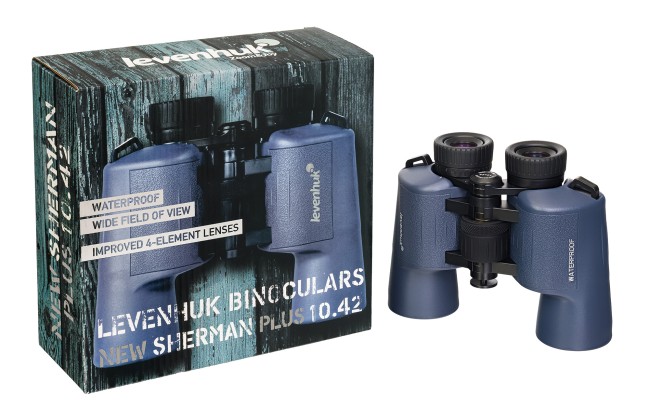 Бинокль Levenhuk New Sherman PLUS 10x42 Бинокль Levenhuk New Sherman PLUS 10x42