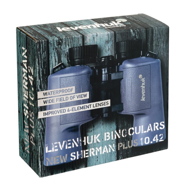 Бинокль Levenhuk New Sherman PLUS 10x42 Бинокль Levenhuk New Sherman PLUS 10x42
