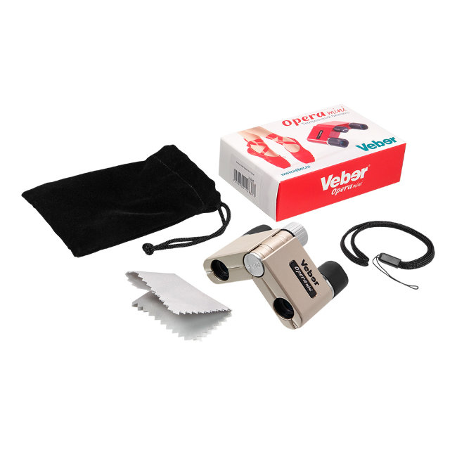 Бинокль Veber Opera mini 4x10 Grey