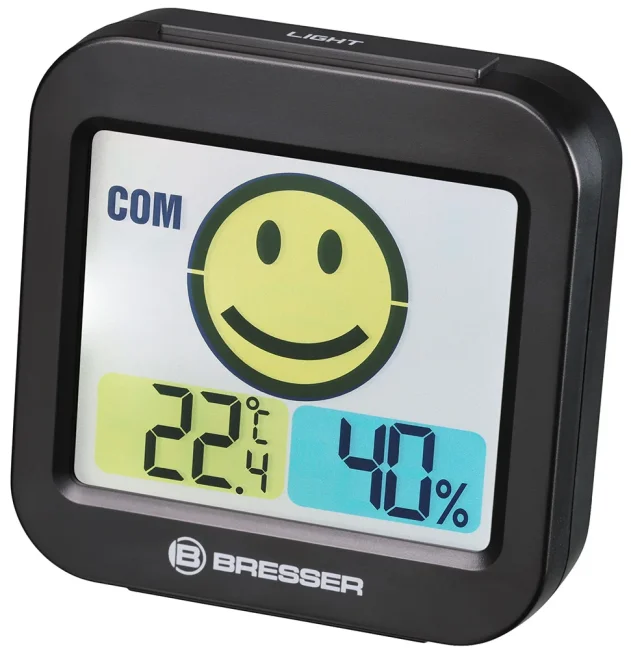Метеостанция Bresser MyTime Smile, черная Метеостанция Bresser MyTime Smile, черная