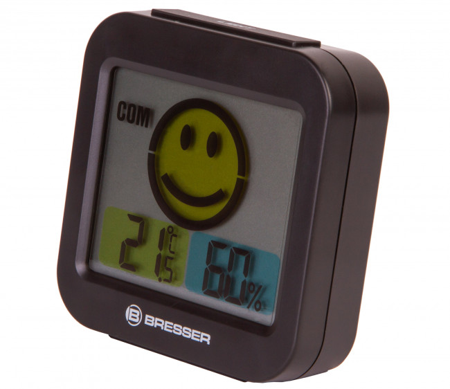 Метеостанция Bresser MyTime Smile, черная Метеостанция Bresser MyTime Smile, черная