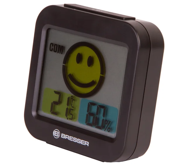 Метеостанция Bresser MyTime Smile, черная Метеостанция Bresser MyTime Smile, черная