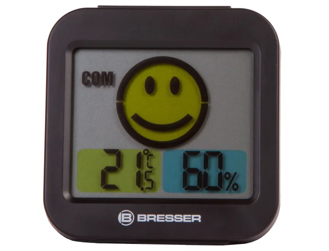 Метеостанция Bresser MyTime Smile, черная Метеостанция Bresser MyTime Smile, черная