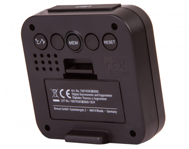 Метеостанция Bresser MyTime Smile, черная Метеостанция Bresser MyTime Smile, черная