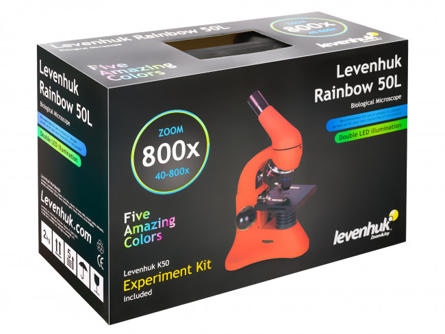 Микроскоп Levenhuk Rainbow 50L Amethyst\Аметист Микроскоп Levenhuk Rainbow 50L Amethyst\Аметист