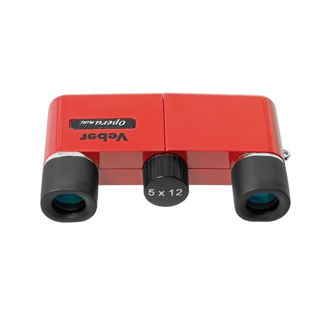 Бинокль Veber Opera mini 5x12 Red
