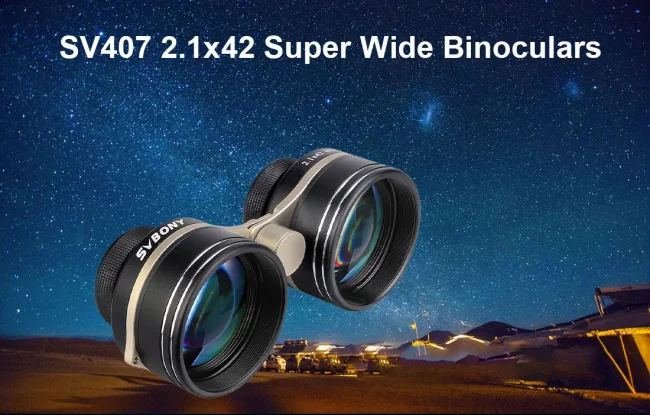 Бинокль сверхширокоугольный SVBONY 2.1x42