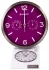 Часы настенные Bresser MyTime ND DCF Thermo/Hygro, 25 см, фиолетовые