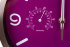 Часы настенные Bresser MyTime ND DCF Thermo/Hygro, 25 см, фиолетовые