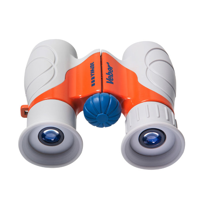 Бинокль детский Veber Эврика 6x21 серый/оранжевый Бинокль детский Veber Эврика 6x21 серый/оранжевый