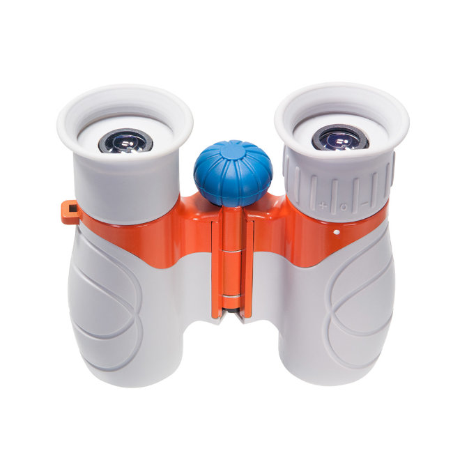 Бинокль детский Veber Эврика 6x21 серый/оранжевый Бинокль детский Veber Эврика 6x21 серый/оранжевый
