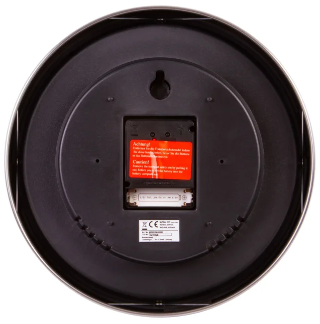 Часы настенные Bresser MyTime ND DCF Thermo/Hygro, 25 см, синие Часы настенные Bresser MyTime ND DCF Thermo/Hygro, 25 см, синие