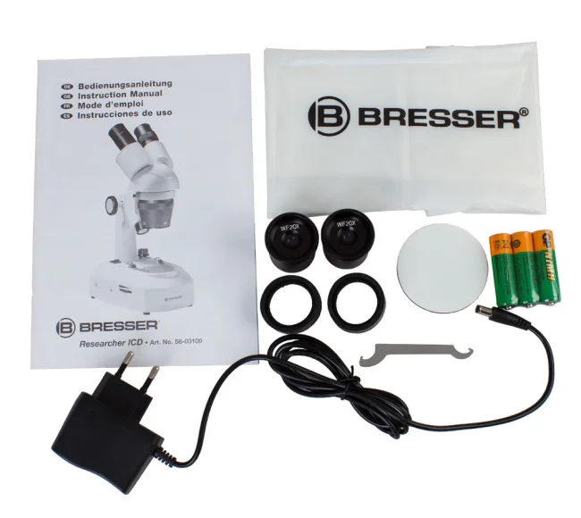 Микроскоп Bresser Researcher ICD LED 20x-80x