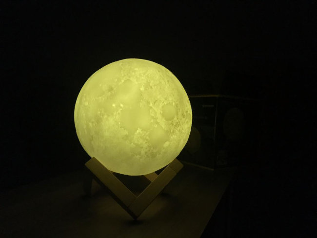 Лампа настольная Bresser National Geographic «3D Луна», 15 см