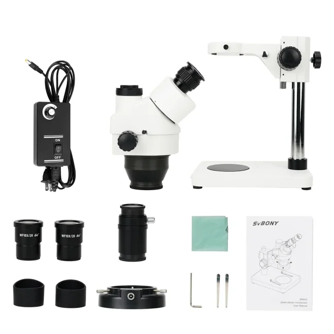 Микроскоп тринокулярный SVBONY SM402 7-45х