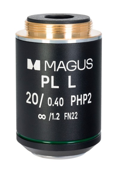 Объектив MAGUS 20HP 20х/0,40 Plan L фазовый PHP2  ?/1,2 WD 8,0 мм