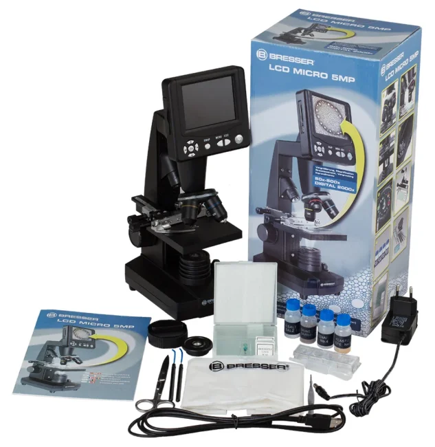 Микроскоп цифровой Bresser LCD 50x-2000x