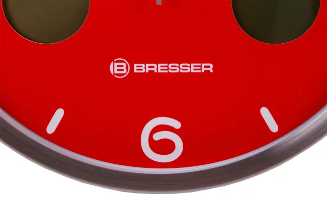 Часы настенные Bresser MyTime io NX Thermo/Hygro, 30 см, красные Часы настенные Bresser MyTime io NX Thermo/Hygro, 30 см, красные