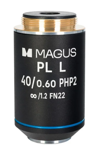 Объектив MAGUS 40HP 40х/0,60 Plan L фазовый PHP2 ?/1,2 WD 3,5 мм Объектив MAGUS 40HP 40х/0,60 Plan L фазовый PHP2 ?/1,2 WD 3,5 мм